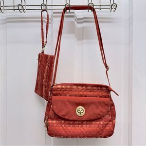 Baggallini Provence crossbody purse bag with wallet 9 x 8 x 3 adjustable strap
